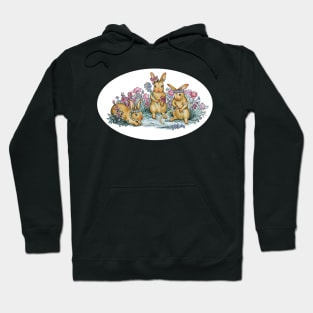 Bunny Flower Fashion Hoodie